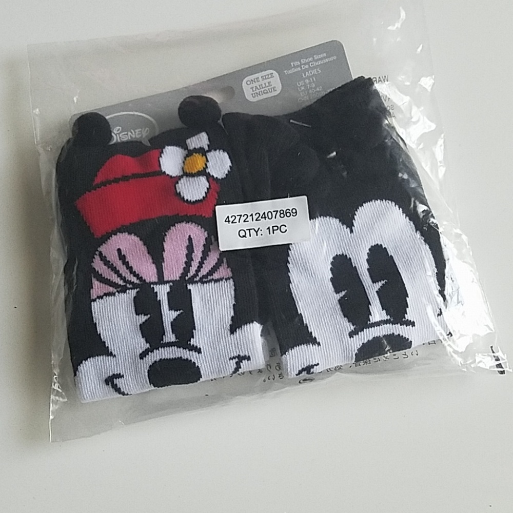 Minnie and Mickey Socks